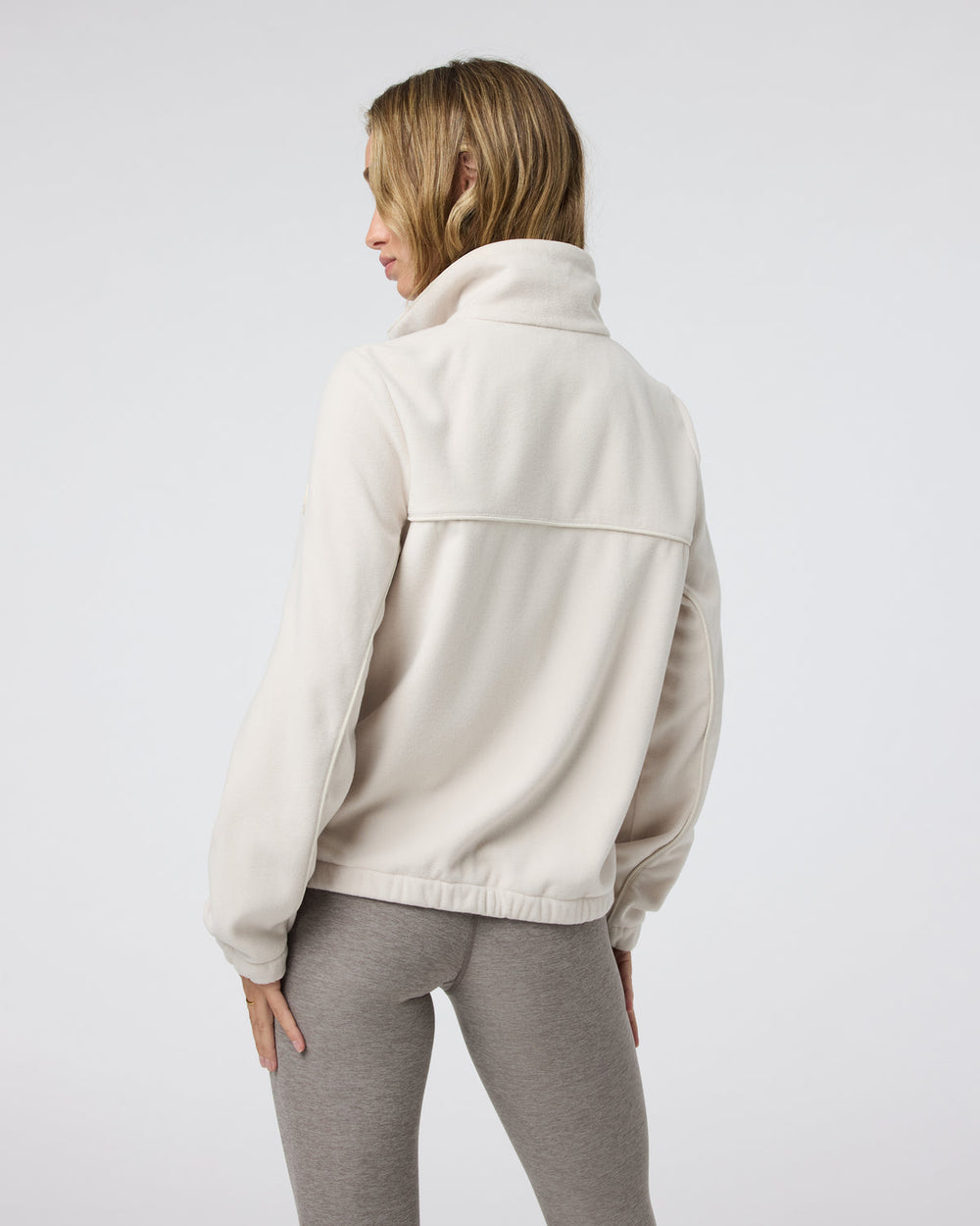 Vuori Women's Aspen Full Zip Dune Fleece Pullover