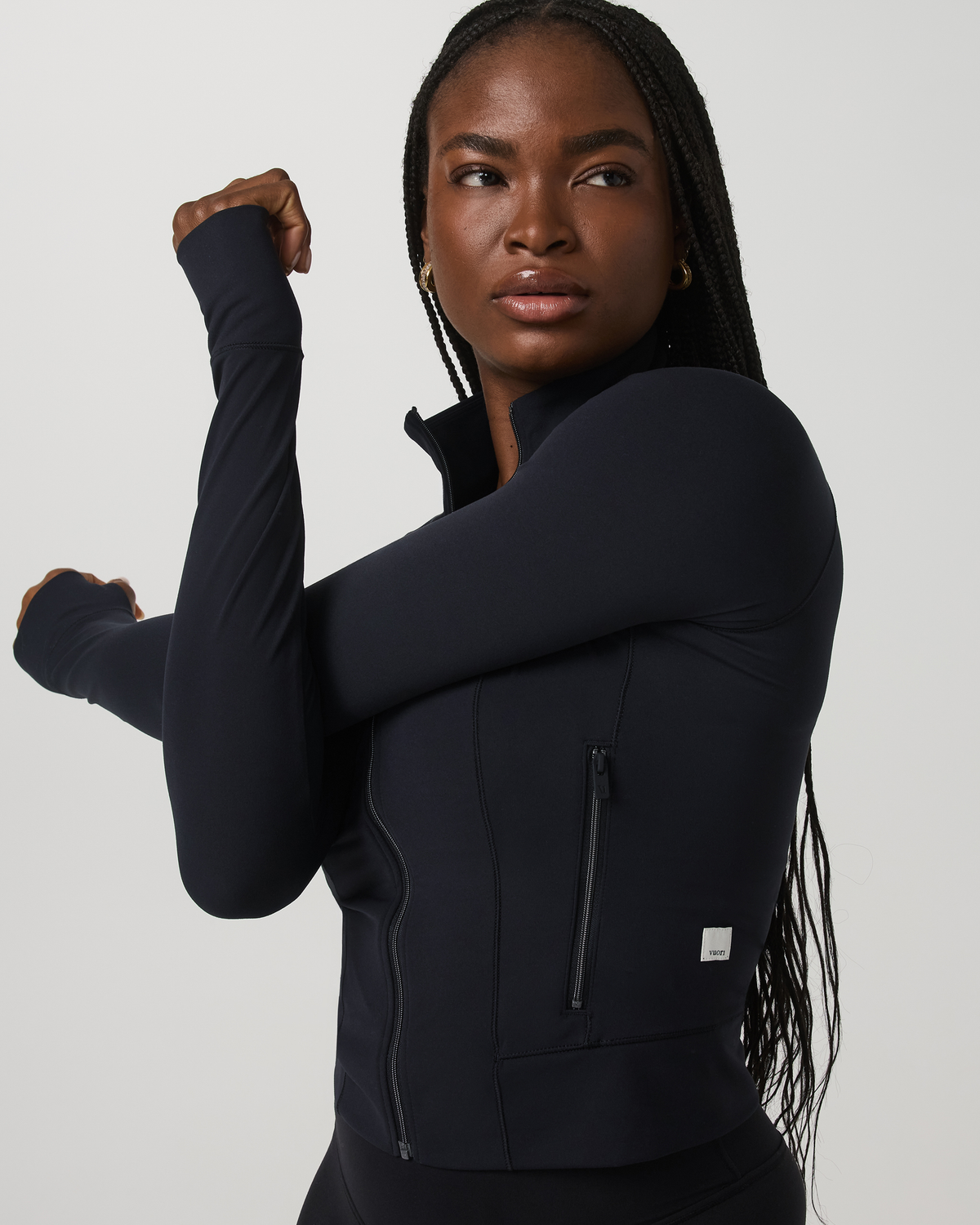 Vuori Vuori AllTheForm™ Fitness Jacket Women's Black Workout Jacket