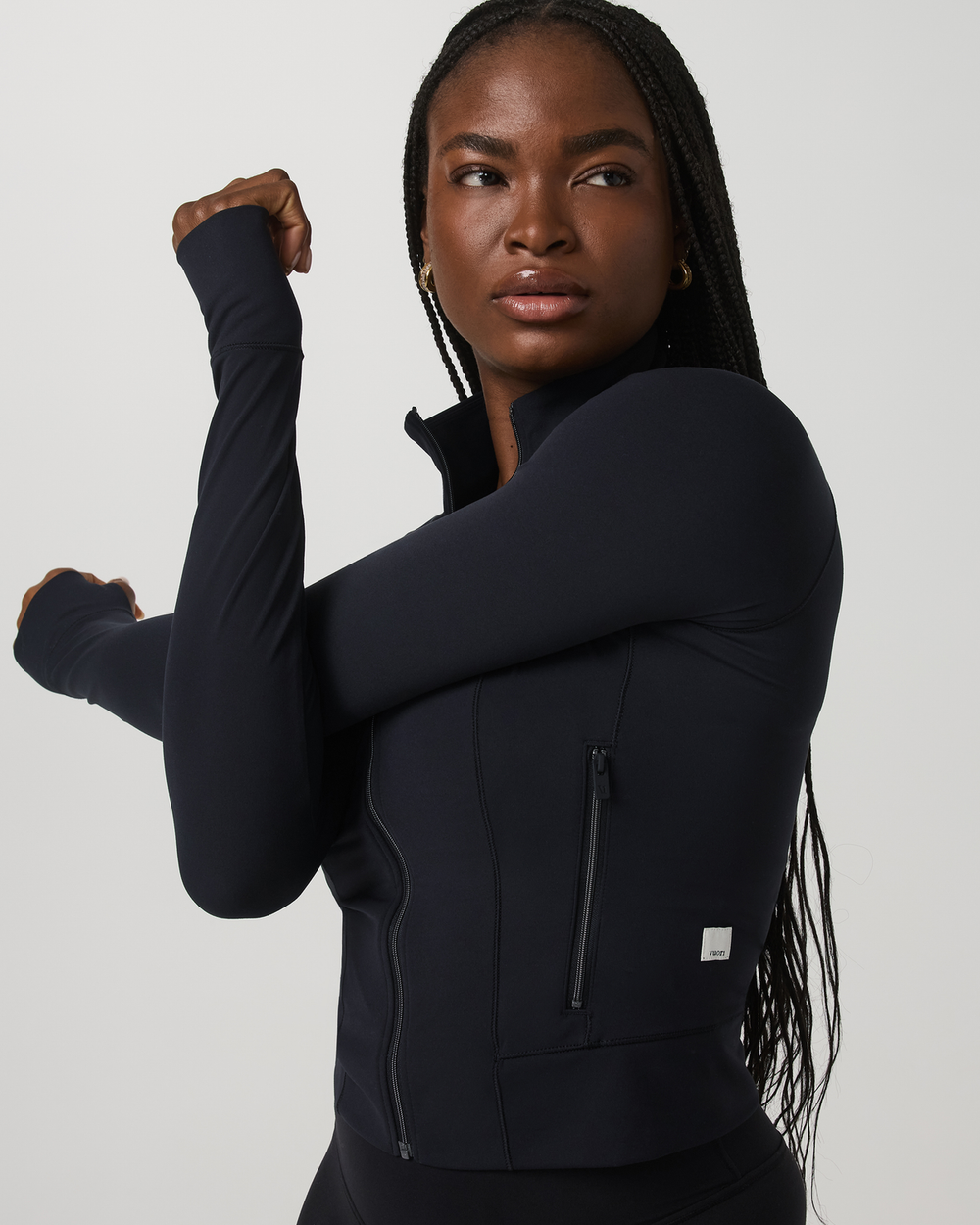 Vuori Vuori AllTheForm™ Fitness Jacket Women's Black Workout Jacket