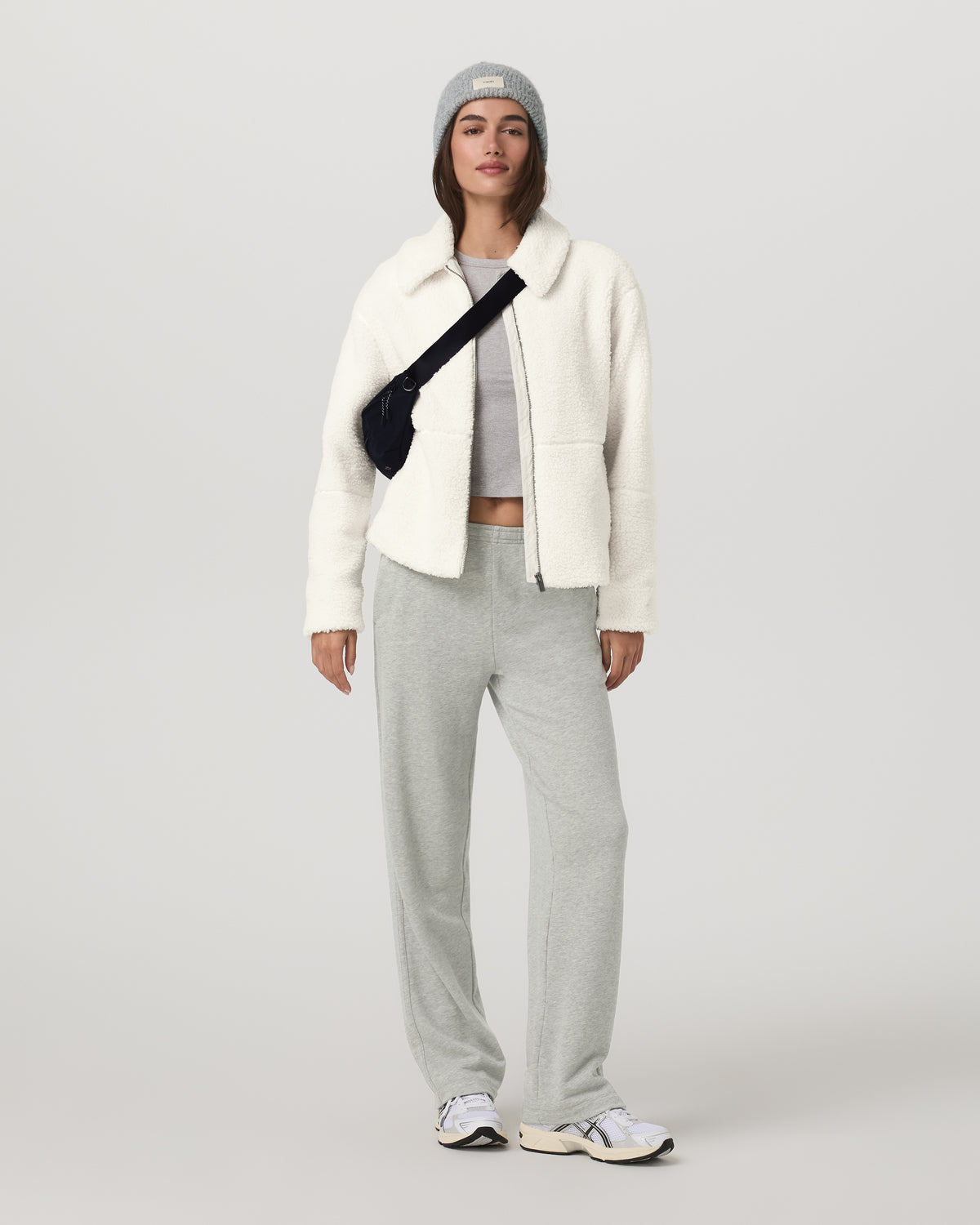 Vuori Lou Full Zip Jacket Women's Marshmallow Fleece Jacket