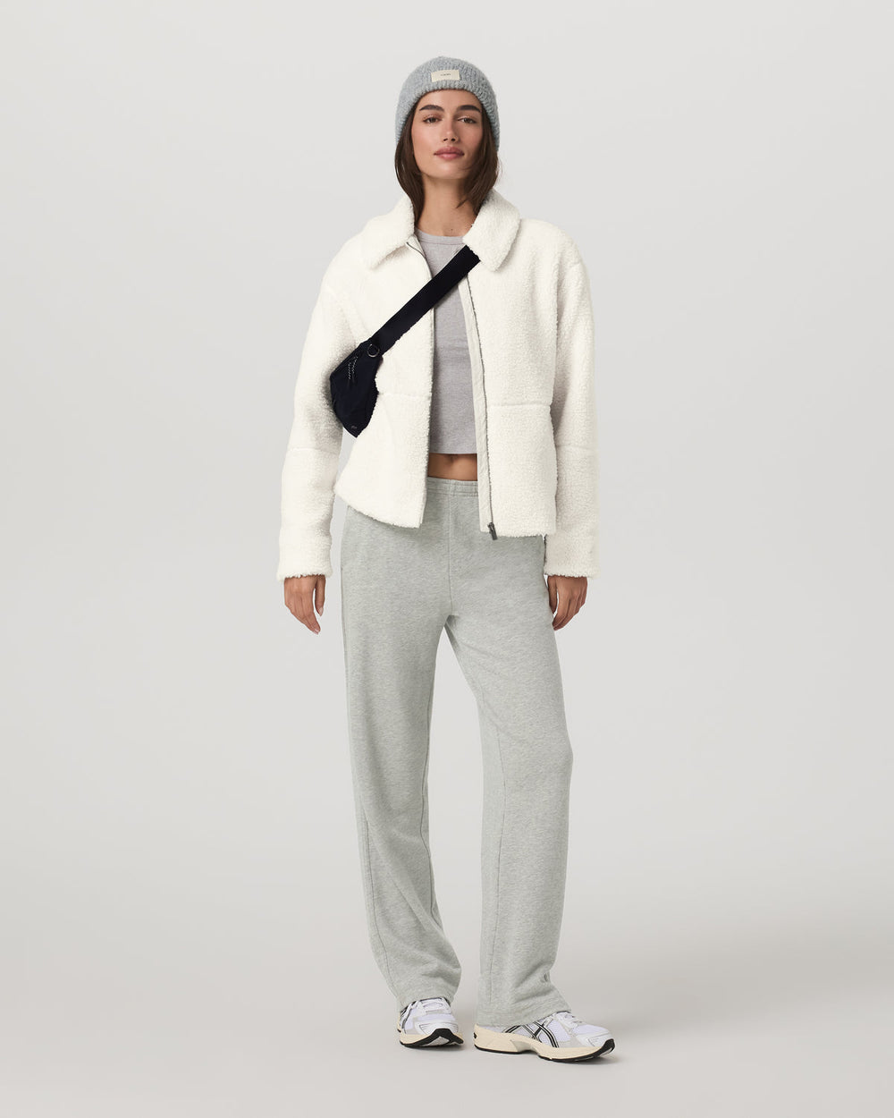 Vuori Lou Full Zip Jacket Women's Marshmallow Fleece Jacket