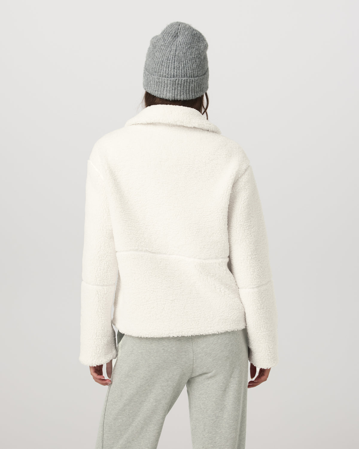 Vuori Lou Full Zip Jacket Women's Marshmallow Fleece Jacket
