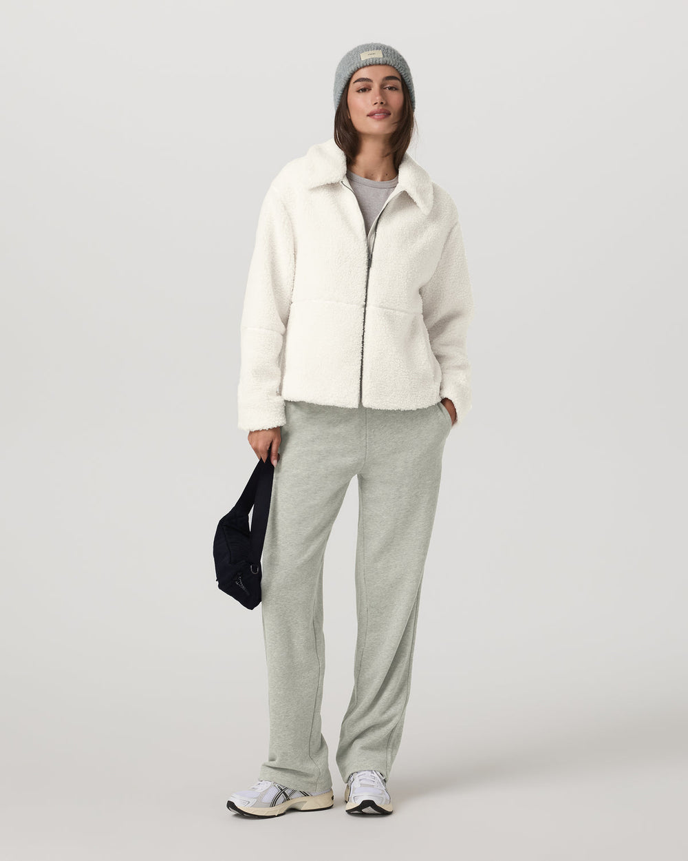 Vuori Lou Full Zip Jacket Women's Marshmallow Fleece Jacket
