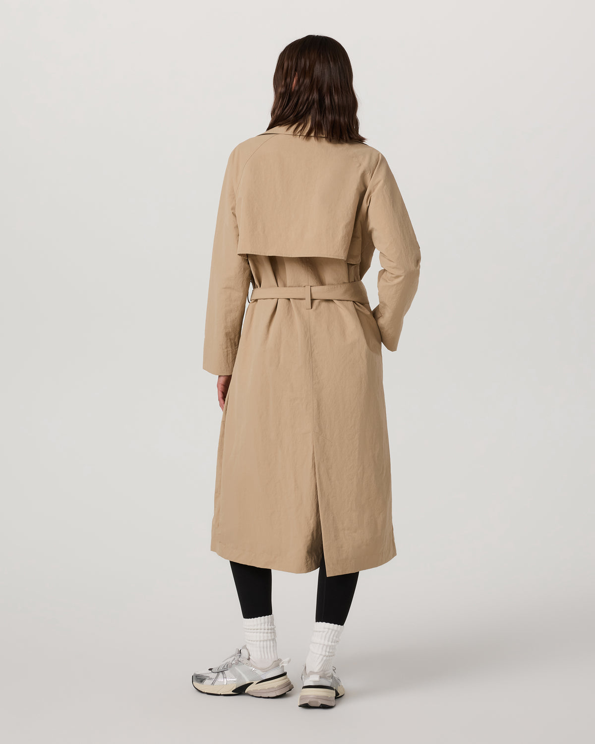 Vuori Rhodes Trench Coat Classic Women's Khaki Trench