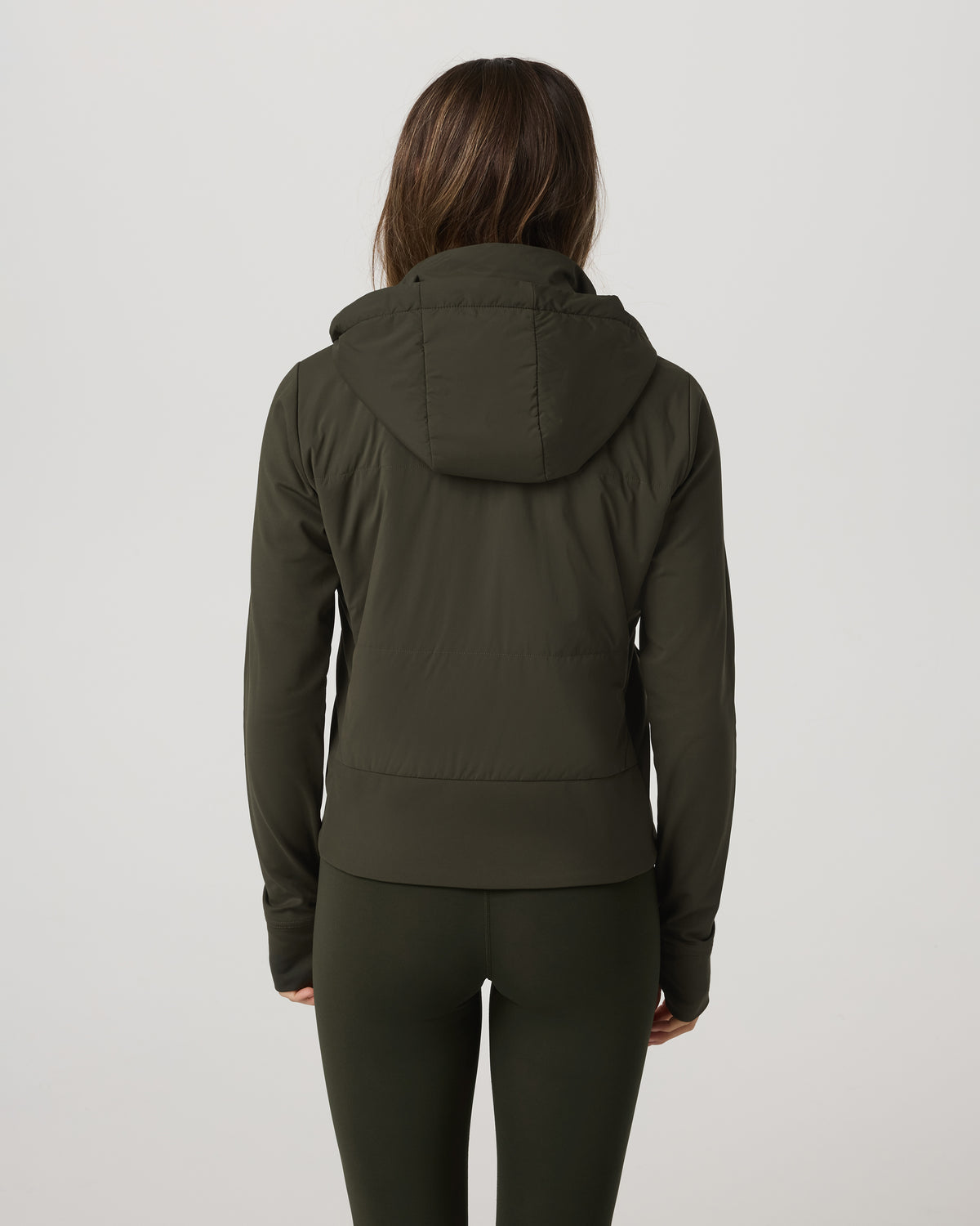 Vuori Chilled Out Full Zip Women's Olive Training Jacket
