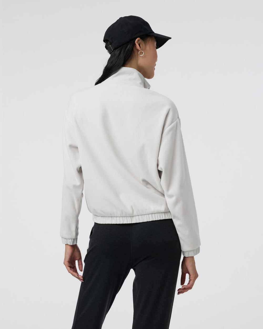 Vuori Women's Aspen Half Zip Salt Fleece Pullover