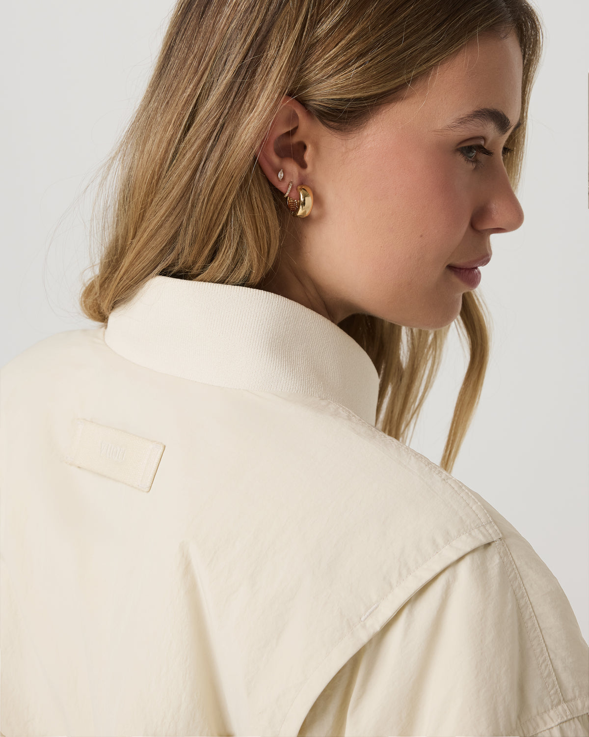Vuori Lund Insulated Jacket Women's Bone Oversized Jacket