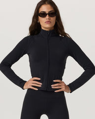 Vuori Vuori AllTheFeels™ Full Zip Women's Black Fitness Jacket