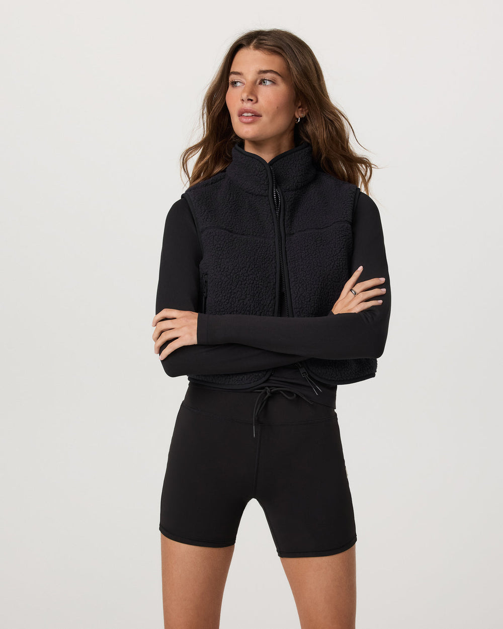 Vuori Alpine Vest Women's Black Fleece Vest