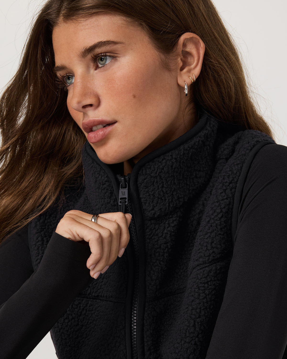 Vuori Alpine Vest Women's Black Fleece Vest