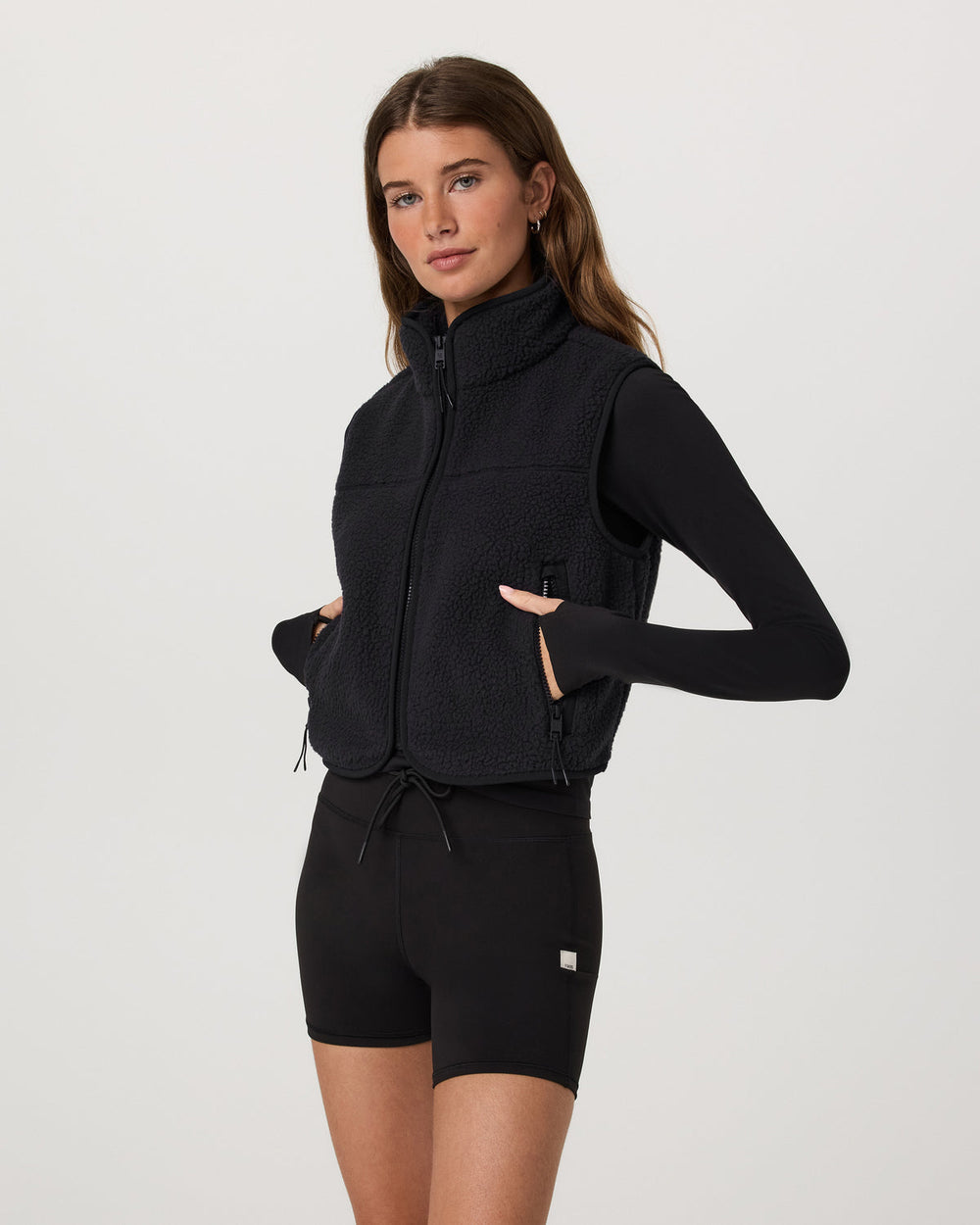 Vuori Alpine Vest Women's Black Fleece Vest