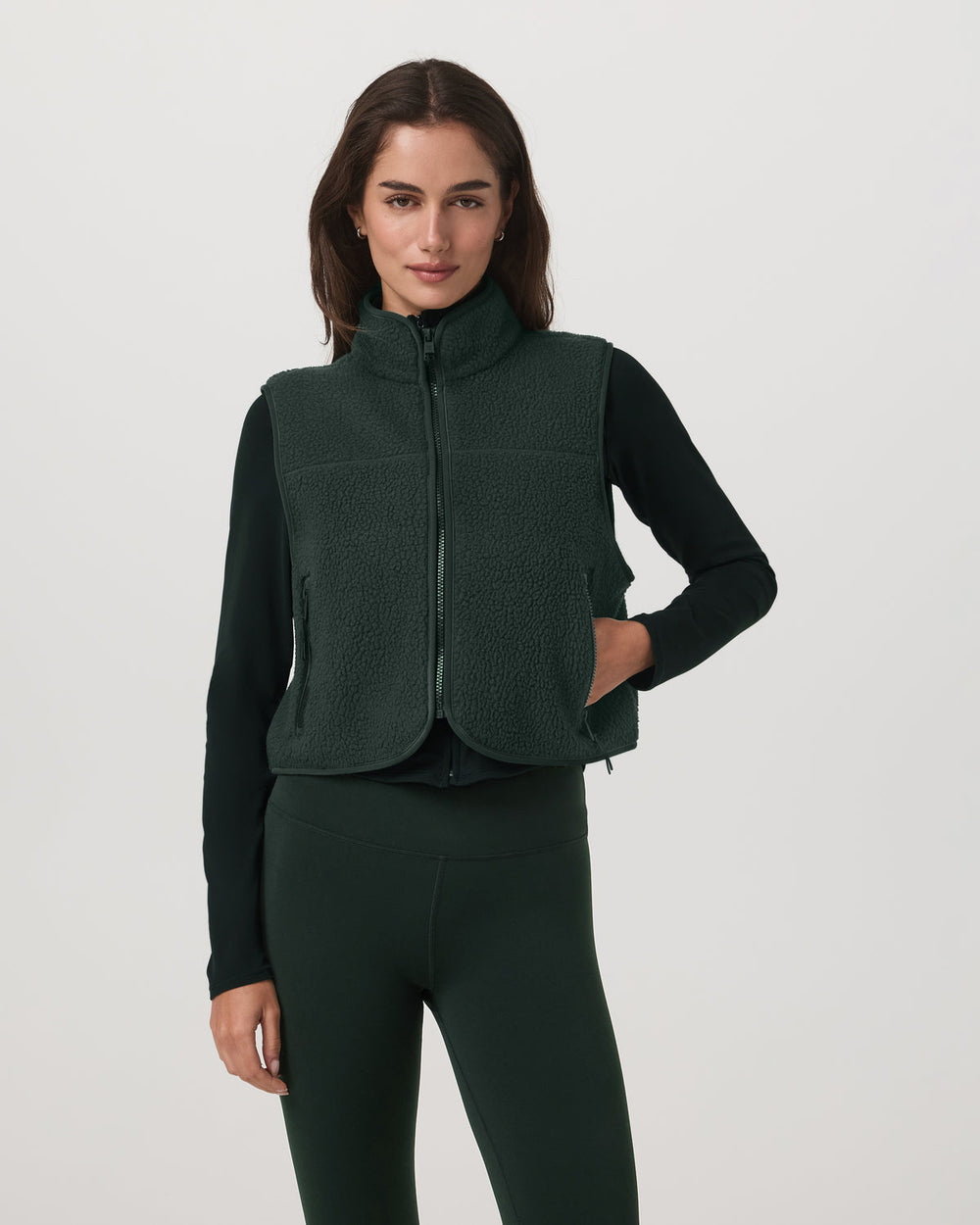 Vuori Alpine Vest Women's Evergreen Fleece Vest