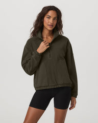Vuori Women's Aspen Half Zip Women's Olive Pullover