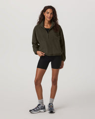 Vuori Women's Aspen Half Zip Women's Olive Pullover