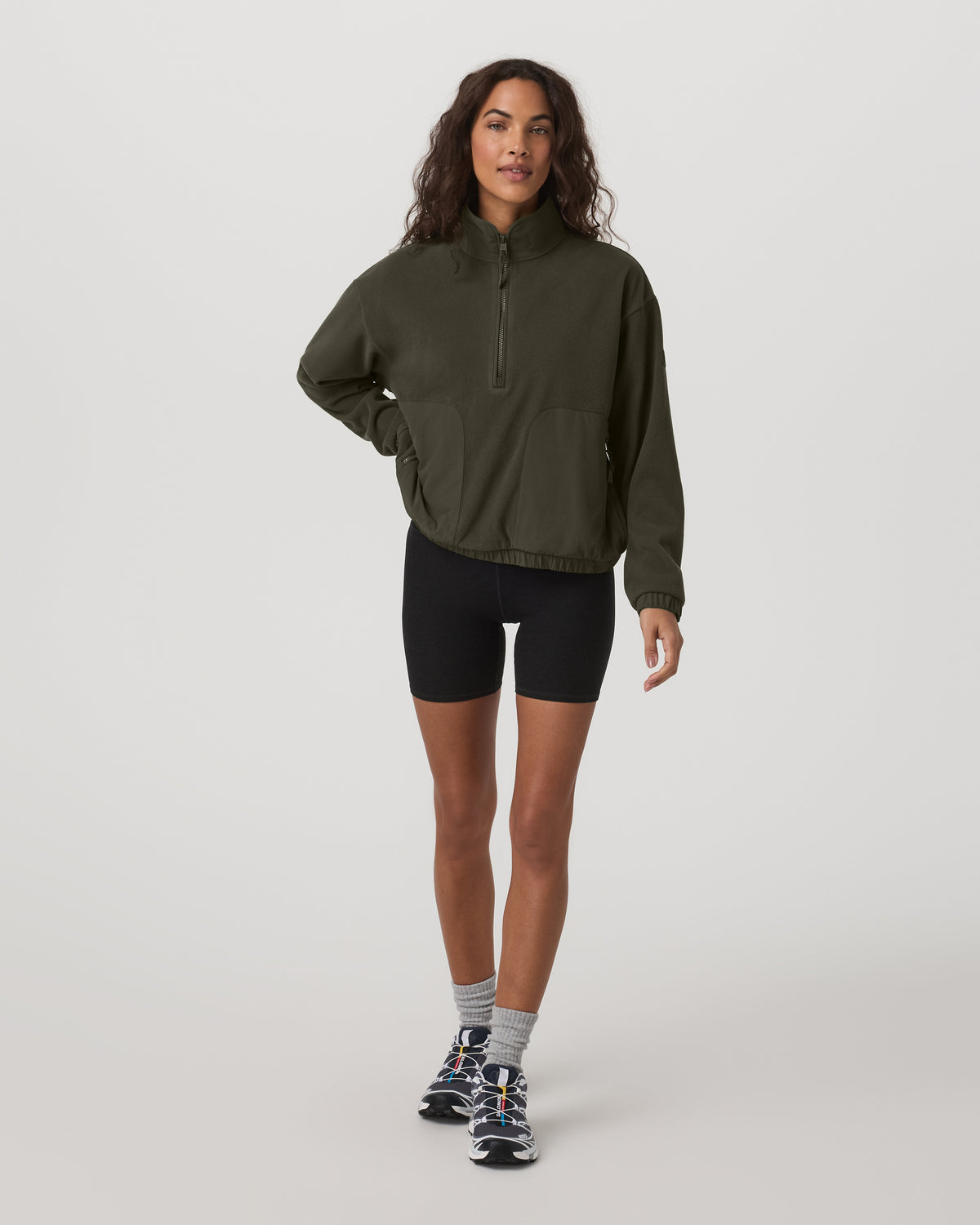 Vuori Women's Aspen Half Zip Women's Olive Pullover