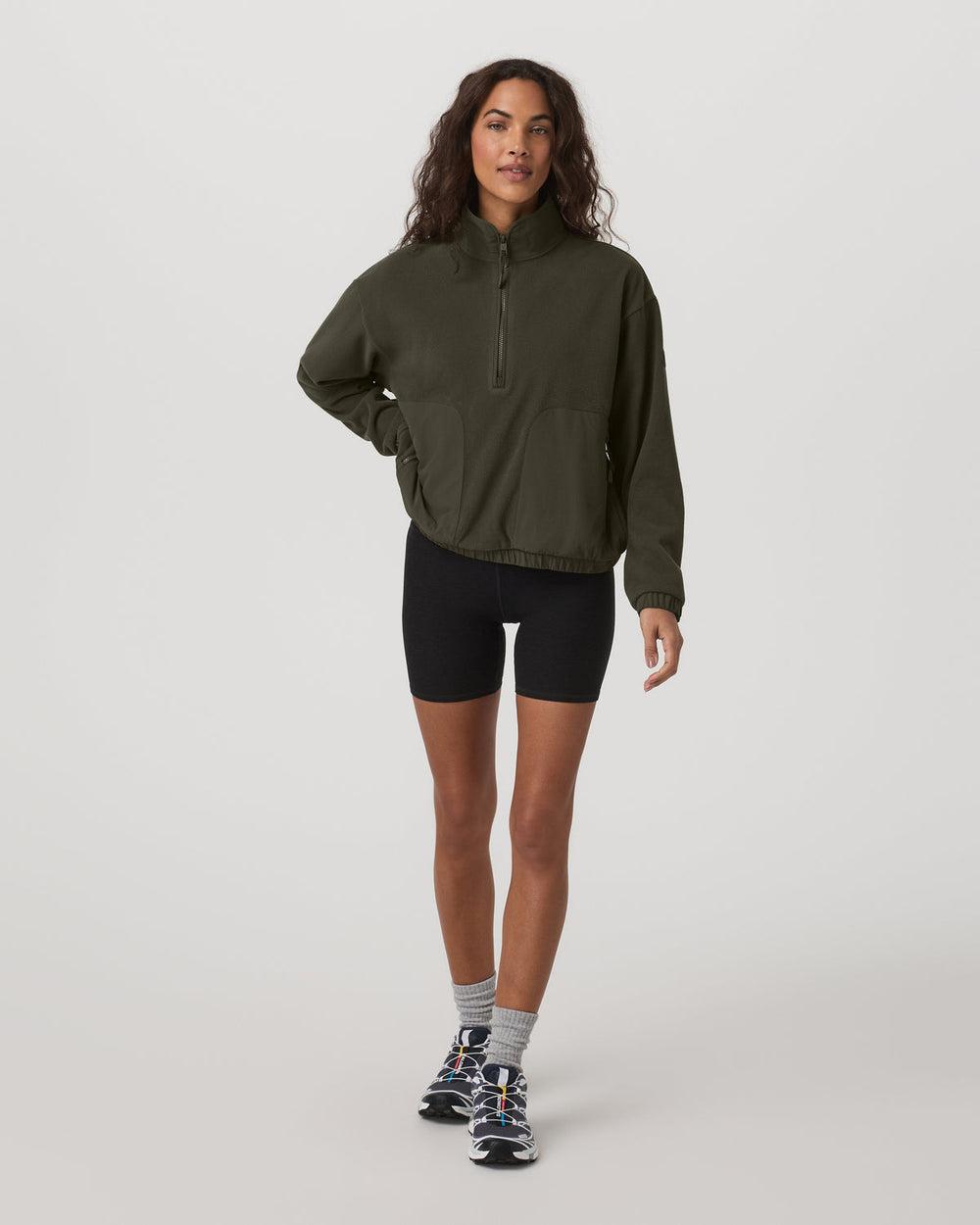 Vuori Women's Aspen Half Zip Women's Olive Pullover