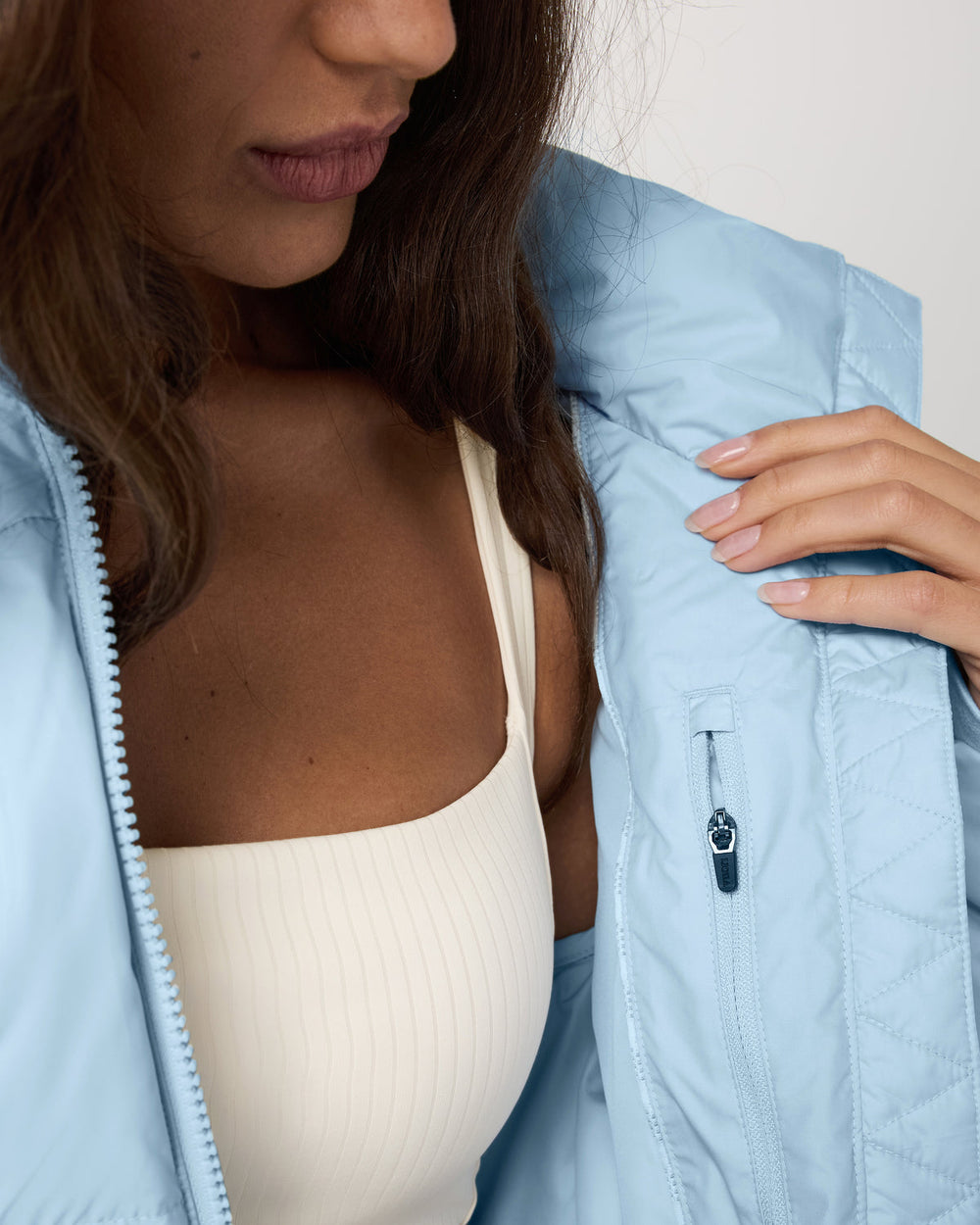 Vuori Alta Down Jacket Women's Crystal Blue Puffer Jacket