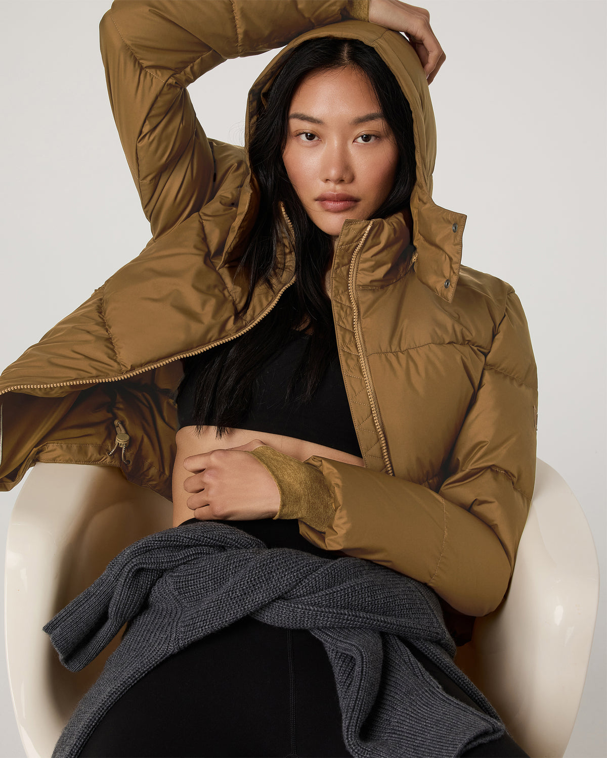 Vuori Alta Down Jacket Women's Puffer Jacket in Rum