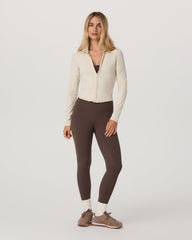 Vuori Vuori AllTheFeels™ Full Zip Women's Bone Fitness Jacket