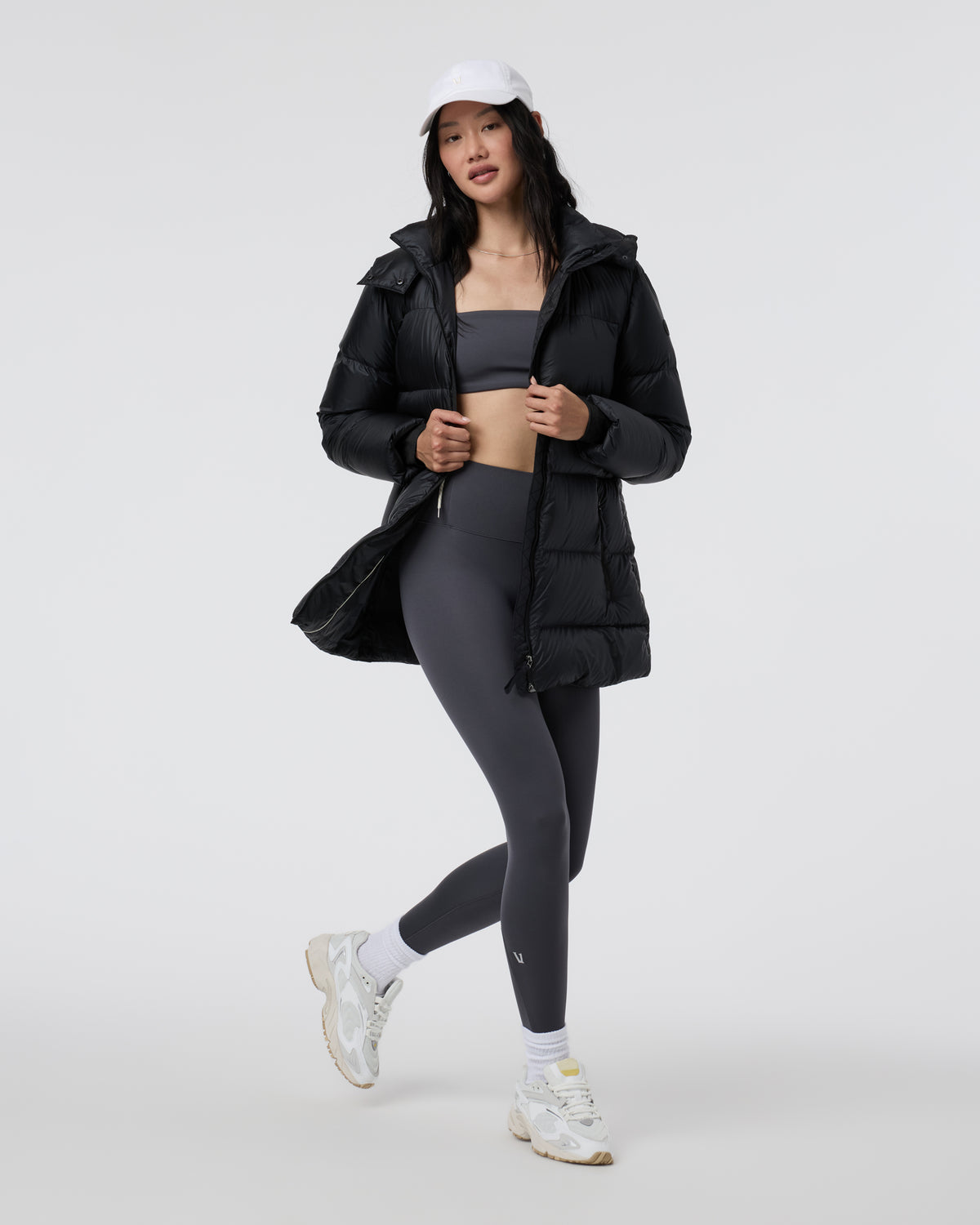 Vuori Vail Long Down Jacket Women's Black Jacket