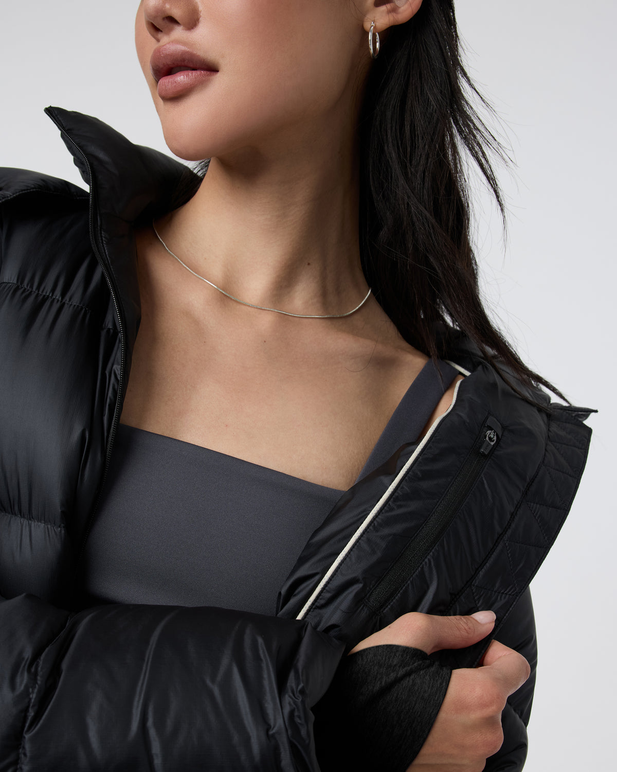 Vuori Vail Long Down Jacket Women's Black Jacket