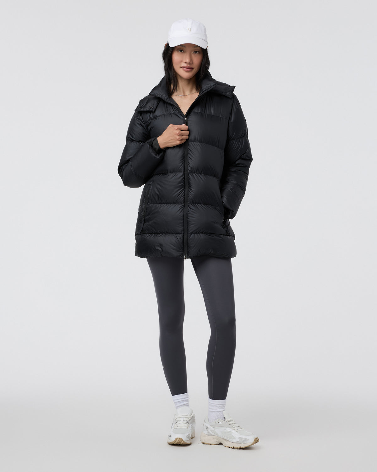 Vuori Vail Long Down Jacket Women's Black Jacket
