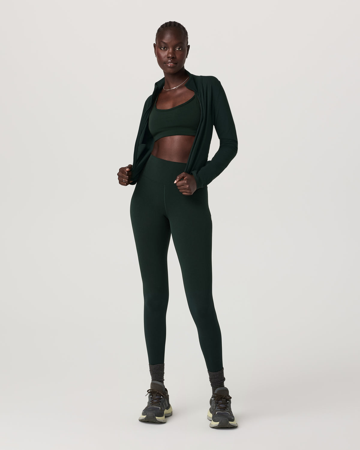 Vuori Vuori AllTheFeels™ Full Zip Women's Evergreen Jacket