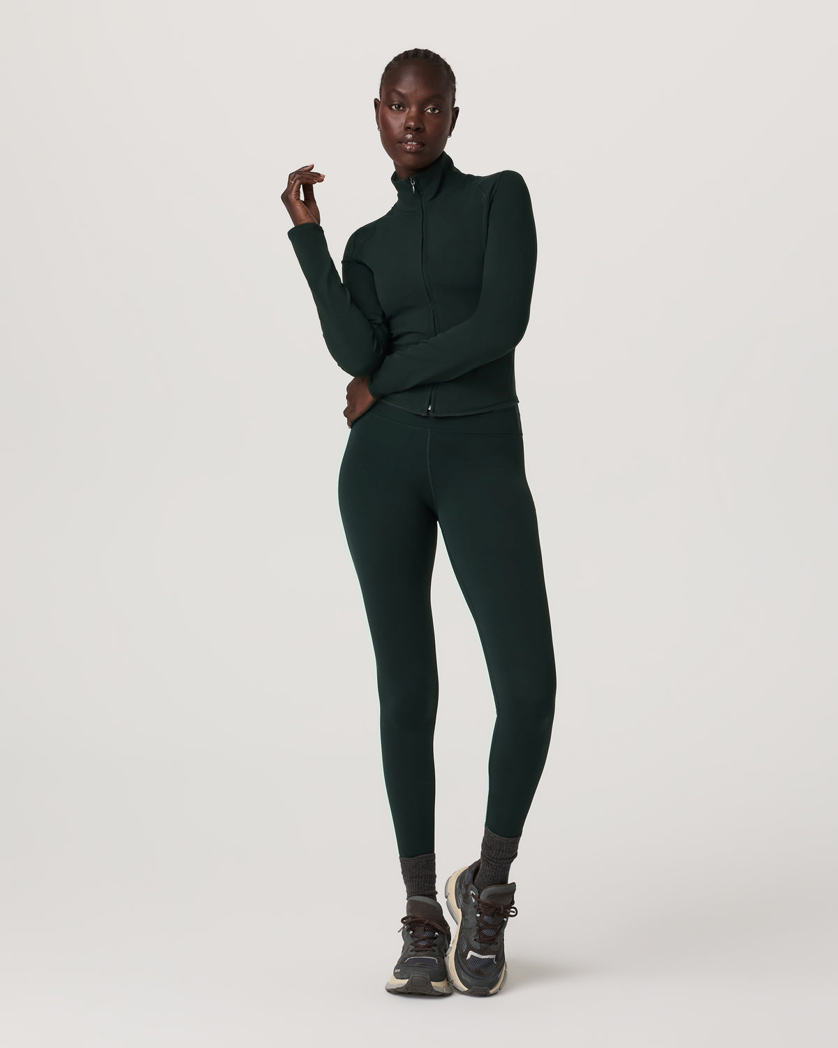 Vuori Vuori AllTheFeels™ Full Zip Women's Evergreen Jacket