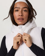 Vuori Alta Down Vest Women's White Sleeveless Vest