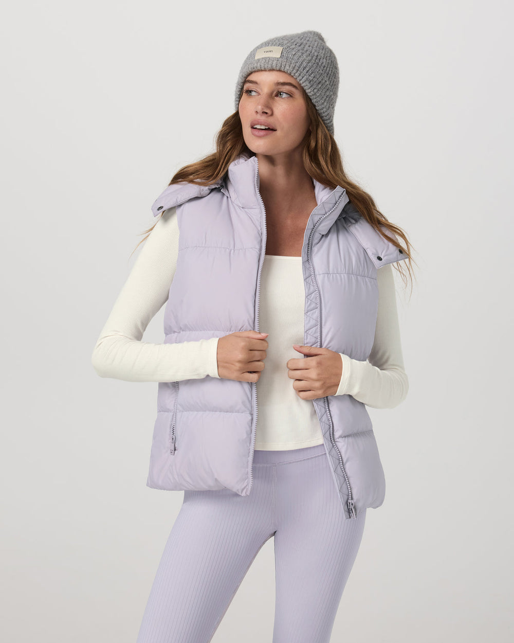 Vuori Alta Down Vest Women's Lavender Ice Sleeveless Vest