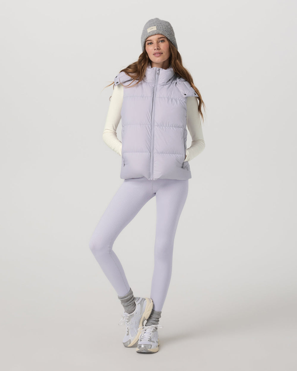 Vuori Alta Down Vest Women's Lavender Ice Sleeveless Vest