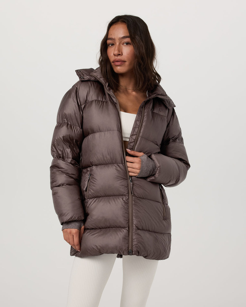 Vuori Vail Long Down Jacket Women's Huckleberry Down Coat