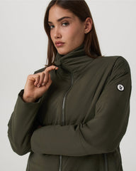 Vuori Canyon Insulated Jacket Women's Olive Full-Zip Jacket