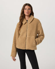 Vuori Lou Full Zip Jacket Women's Butterscotch Fleece Jacket
