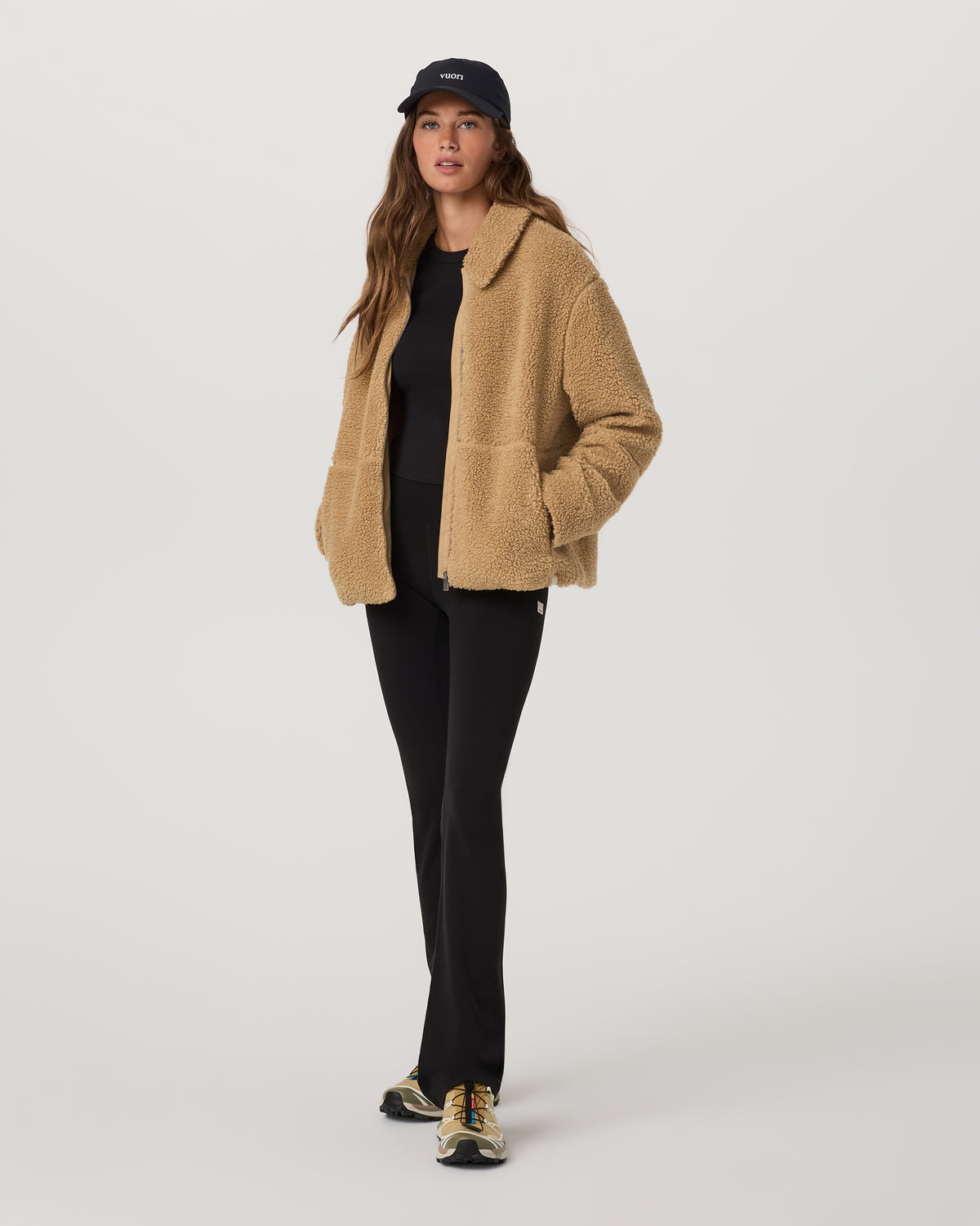 Vuori Lou Full Zip Jacket Women's Butterscotch Fleece Jacket