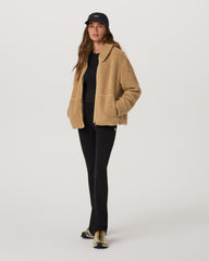 Vuori Lou Full Zip Jacket Women's Butterscotch Fleece Jacket