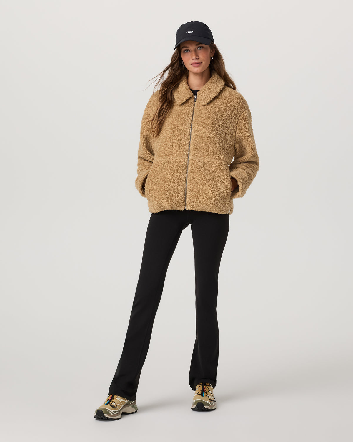 Vuori Lou Full Zip Jacket Women's Butterscotch Fleece Jacket