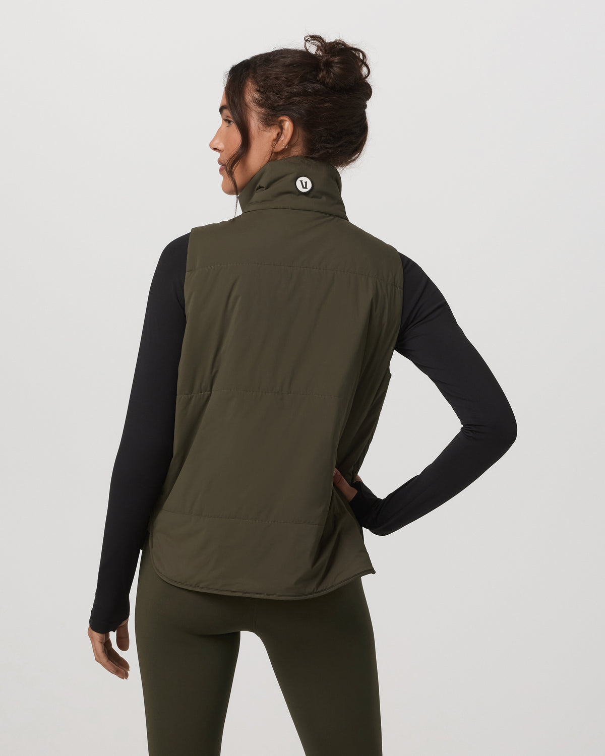 Vuori Canyon Insulated Vest Women's Olive Lightweight Vest