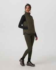 Vuori Canyon Insulated Vest Women's Olive Lightweight Vest
