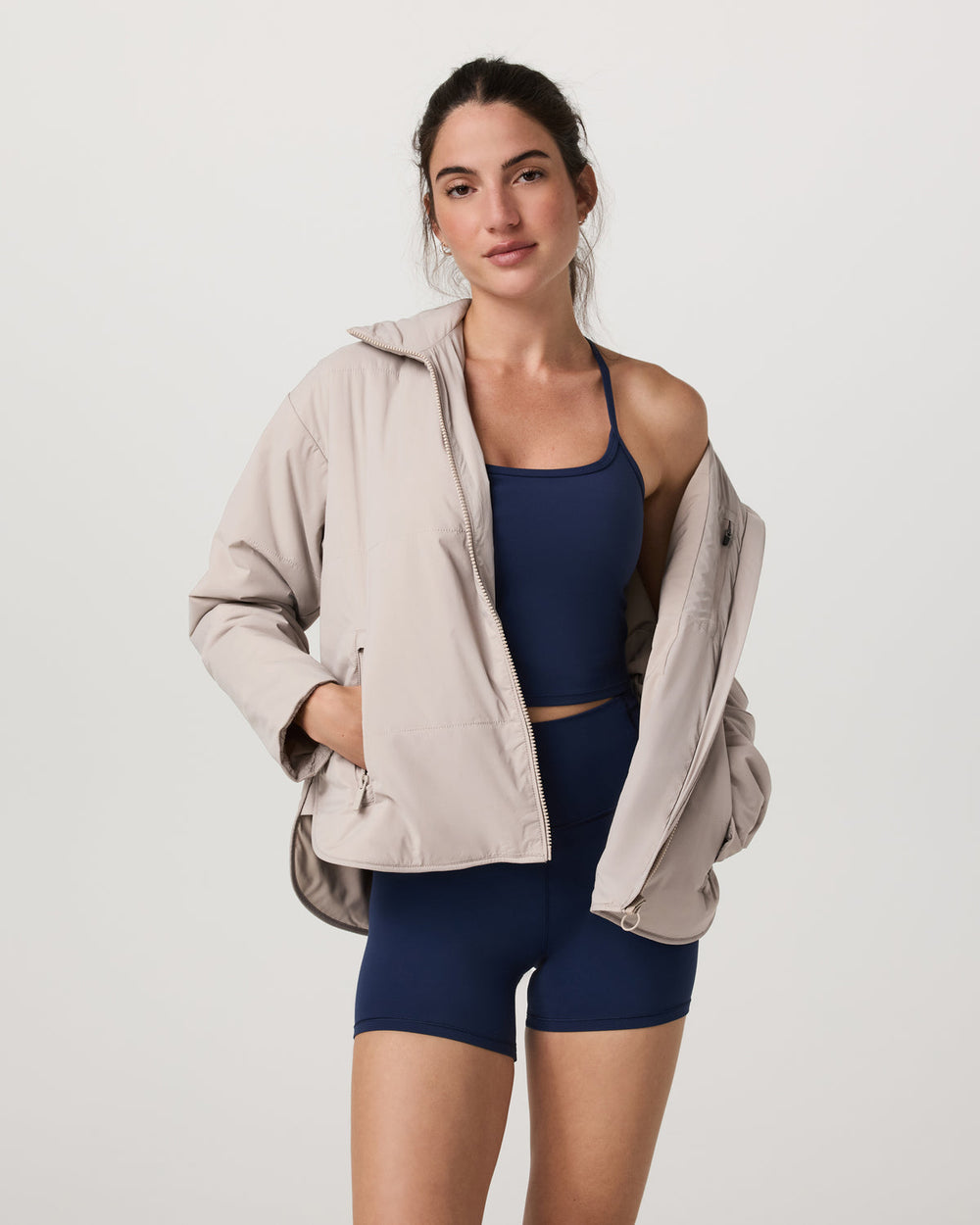 Vuori Canyon Insulated Jacket Women's Pumice Full-Zip Jacket