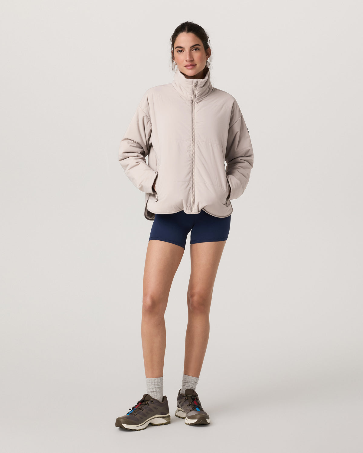 Vuori Canyon Insulated Jacket Women's Pumice Full-Zip Jacket