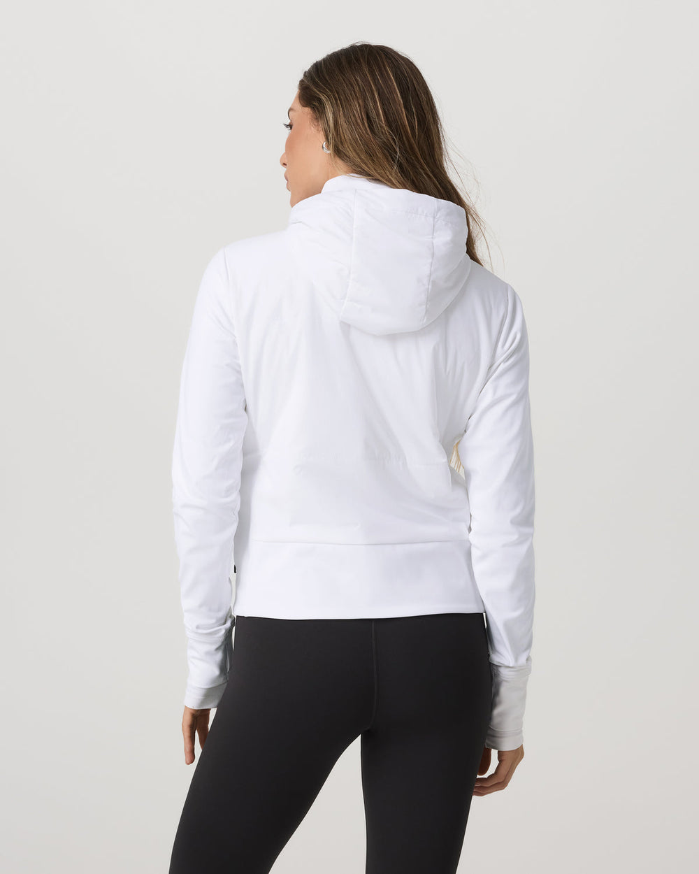 Vuori Chilled Out Full Zip Women's White Training Jacket