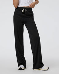 Vuori Halo Essential Wideleg Black Heather Pants