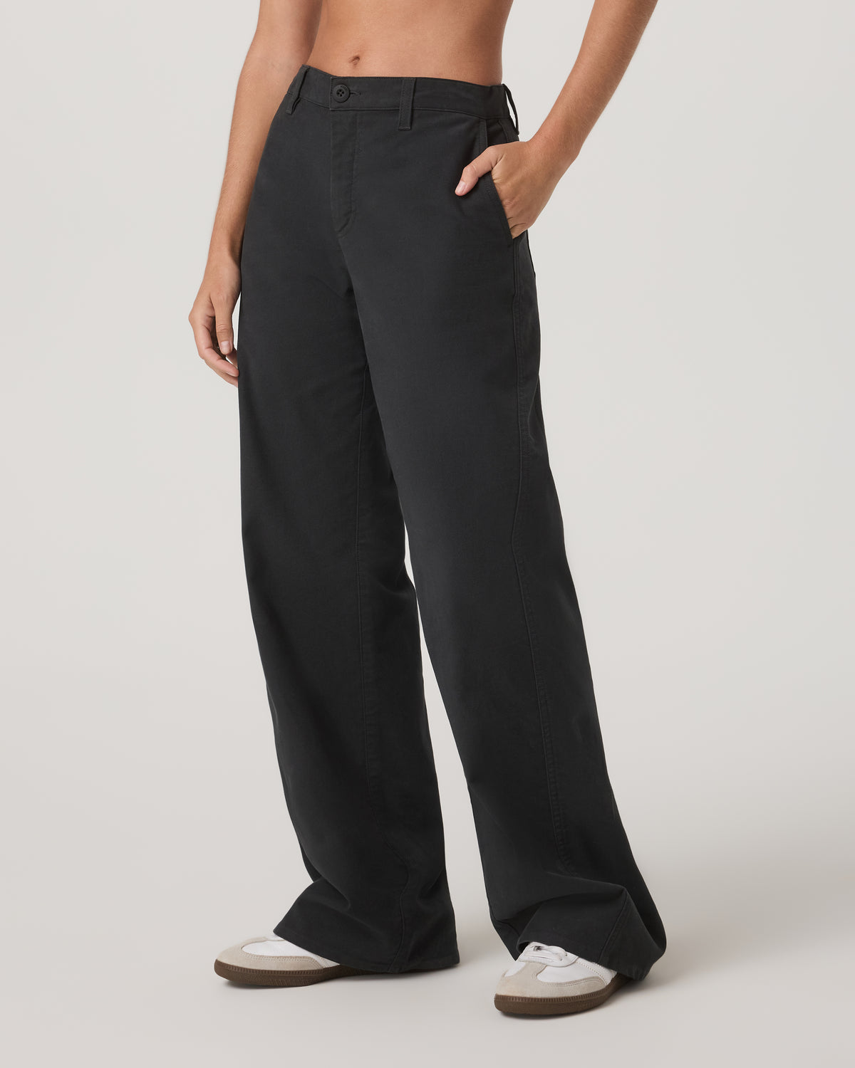 Vuori Telluride Twill Pant Women's Washed Black Pants