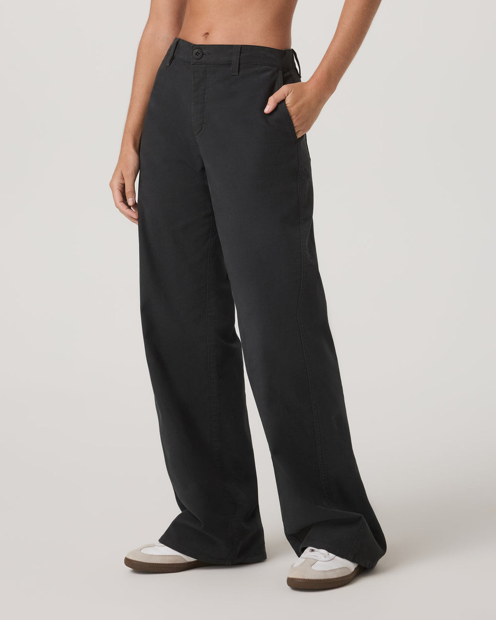 Vuori Telluride Twill Pant Women's Washed Black Pants