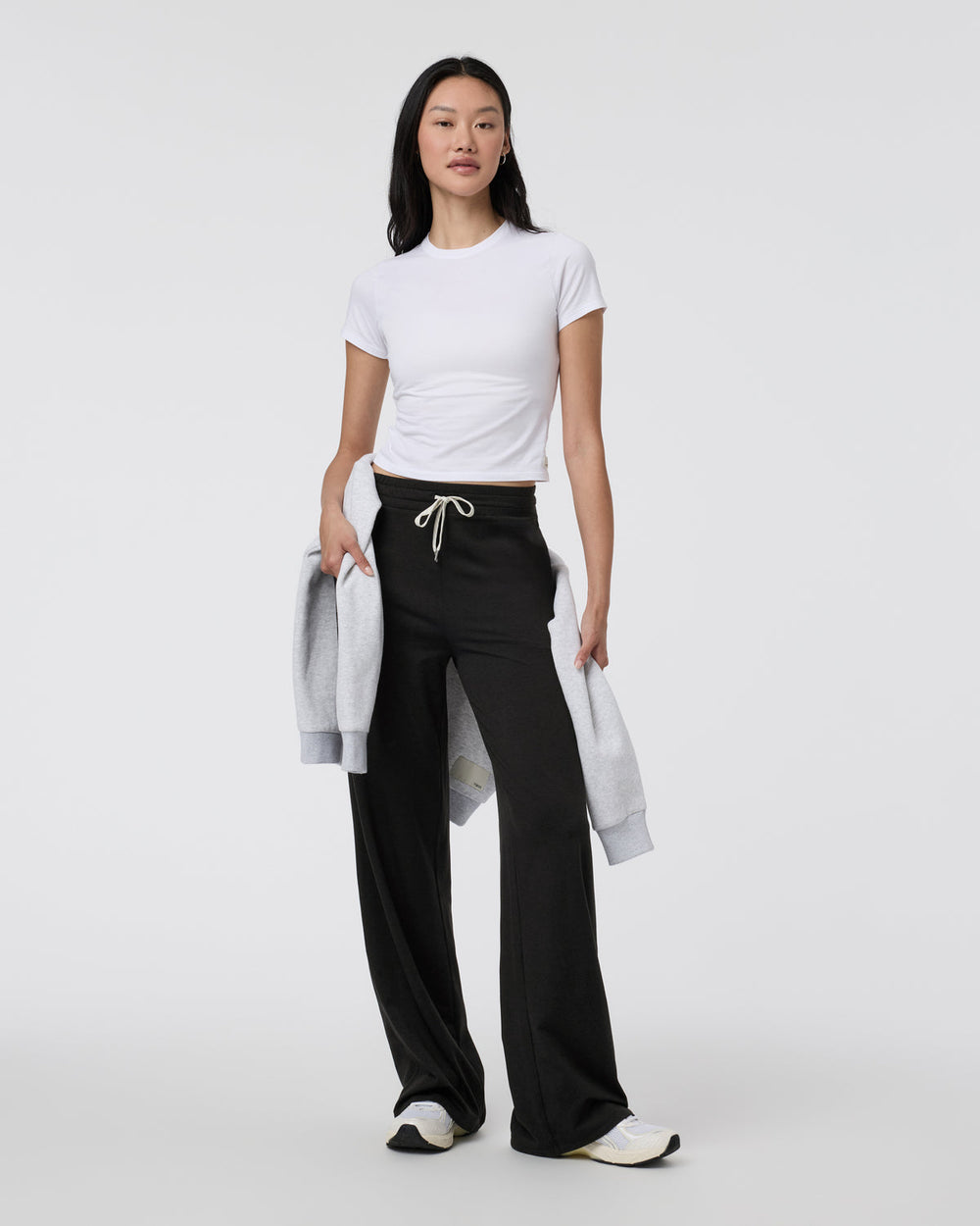 Vuori Halo Essential Wideleg - Long Black Heather