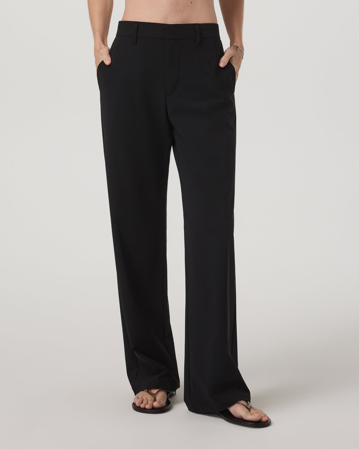 Vuori Miles Trouser Women's Black Straight Leg Pants