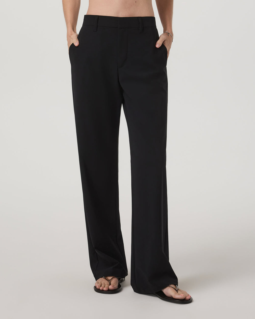 Vuori Miles Trouser Women's Black Straight Leg Pants