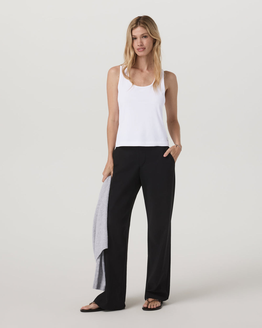 Vuori Miles Trouser Women's Black Straight Leg Pants