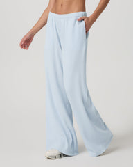 Vuori Waffle Wideleg Pant Women's Soft Sky Waffle Knit Pants